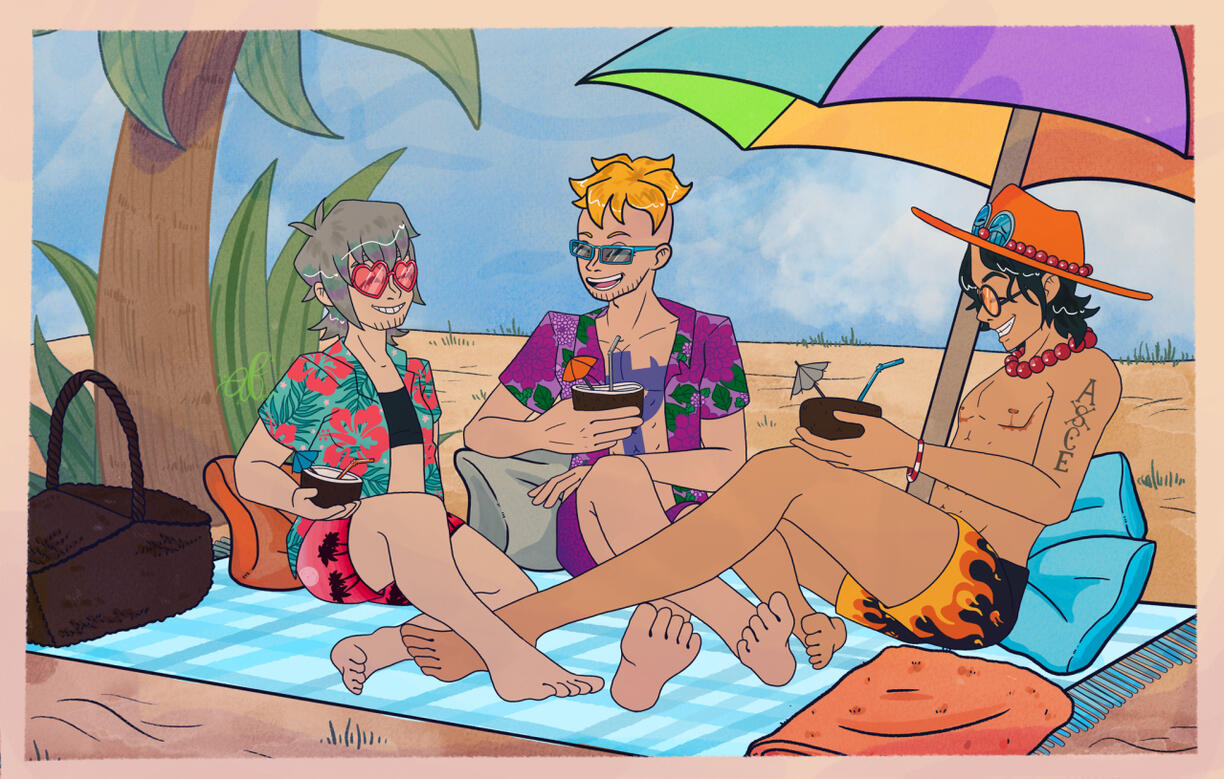 OC x Marco x Ace (Gift)