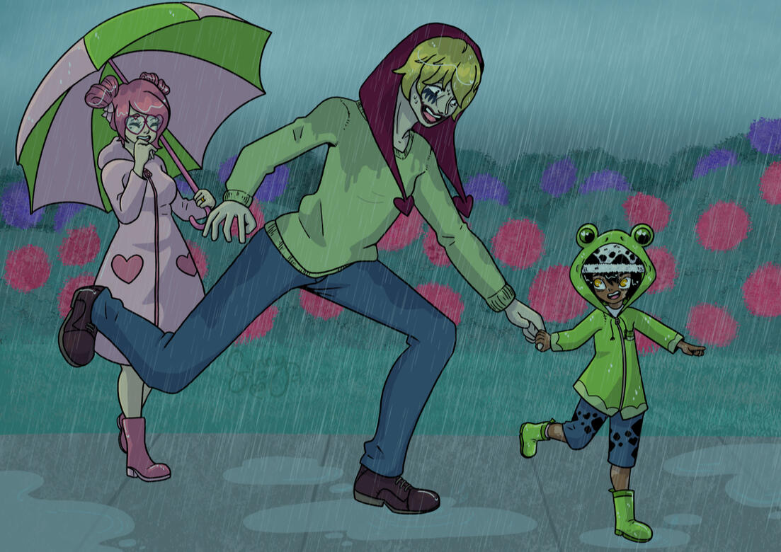 Self Insert x Corazon with Law, Rainy Days